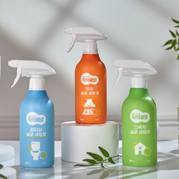 [반값할인] 닥터클로 청소 살균 세정제 3종 세트 (욕실용, 주방용, 바닥찌든때용) 500ml x3개