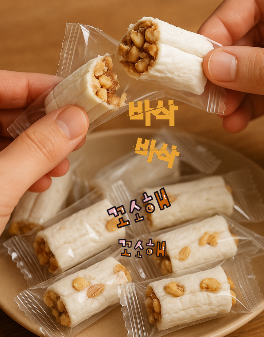 홍미땅콩수제엿 수제엿 땅콩엿 생강엿 달지않는엿 달라붙지않는엿 부드러운엿 선물하는엿